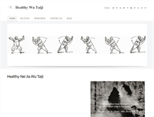 Tablet Screenshot of healthywutaiji.com